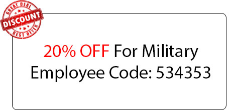 Military Employee 20% OFF - Locksmith at Tustin, CA - Tustin Garage Door Repair 